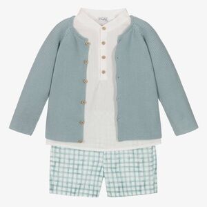 Mint Green and White Kids Set